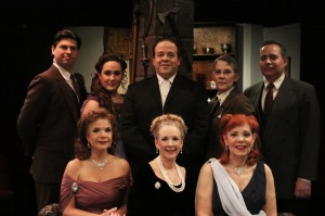 The Cast of The Game's Afoot at Spotlighters Theatre. Credit: Spotlighters Theatre/Shealyn Jae Photography/shealynjaephotography.com