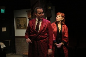 Tom Piccin and Ilene Chalmer. Credit: Spotlighters Theatre/Shealyn Jae Photography/shealynjaephotography.com